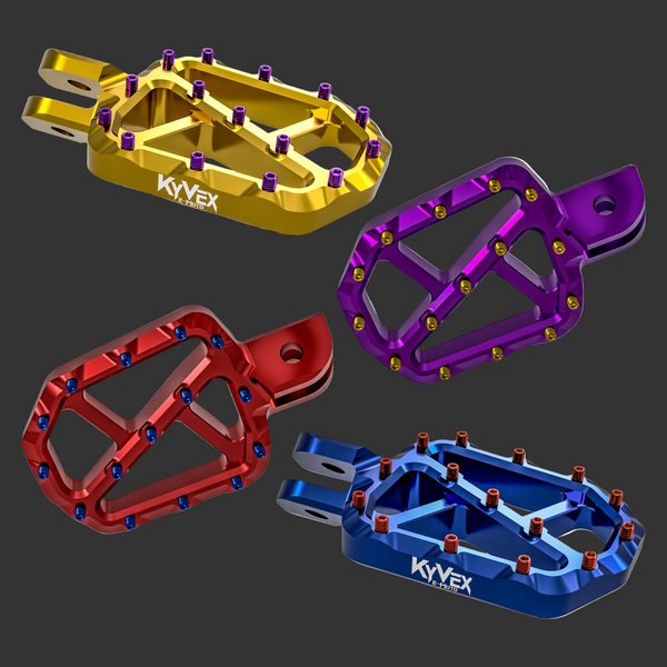 KyVex Billet Wide Foot Pegs